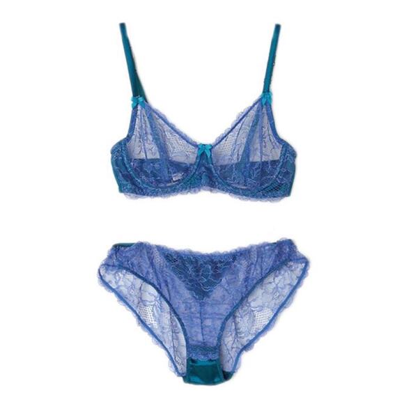 NEW Mimi Holliday 36C Allure Lace Underwire Comfort Bra Damaris Sheer Lingerie - Picture 12 of 12